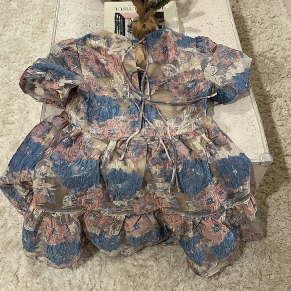 Floral Mini Dress - Picture 3 of 4